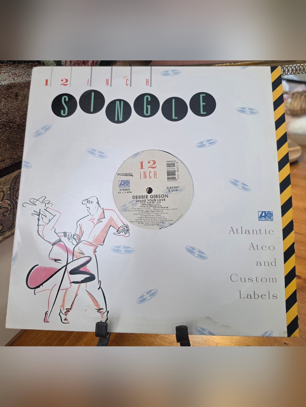 Debbie Gibson "Shake Your Love" 12" Single Vinyl - White Cover